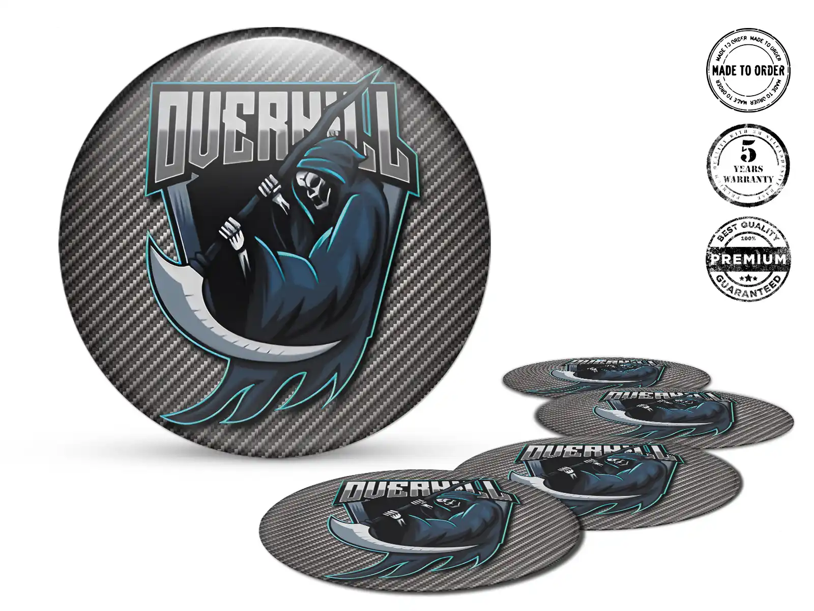 Rim stickers car Racing Edition Luxury Dome Labels
